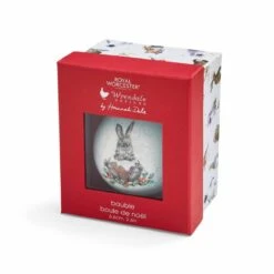 Royal Worcester Wrendale Designs Bauble - Merry Little Christmas (Rabbit) -Kitchenware Discount Store mmtg79011 xg cutout 3 ee0231f3 d5e4 42da 8cc5 d6b1fe4b019b