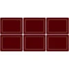 Pimpernel Classic Burgundy Placemats Set Of 6