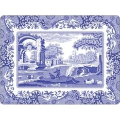 Pimpernel For Spode Blue Italian Placemats Set Of 4