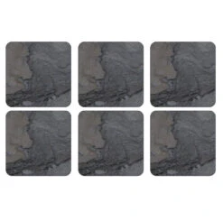 Pimpernel Midnight Slate Coaster Set Of 6