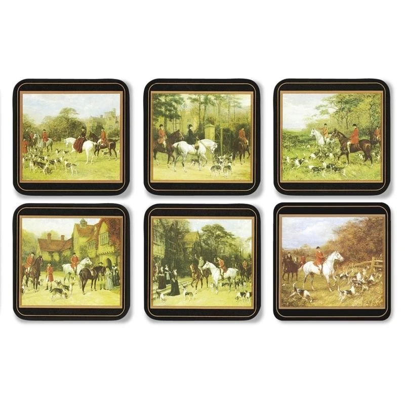Pimpernel Tally Ho Coasters Set Of 6 1 Pimpernel Tally Ho Coasters Set Of 6