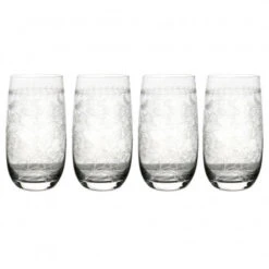 Portmeirion Botanic Garden Crystal Highballs Set Of 4