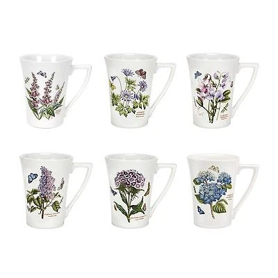 Portmeirion Botanic Garden Mandarin Mug, Set Of 6 1 Portmeirion Botanic Garden Mandarin Mug, Set Of 6