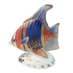 Royal Crown Derby Pacific Angel Fish Paperweight