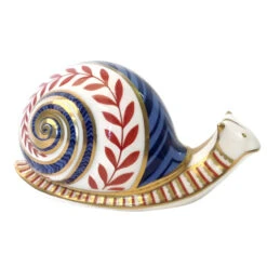 Royal Crown Derby Snail Paperweight