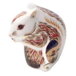 Royal Crown Derby Stoney Middleton Squirrel Paperweight - Limited Edition