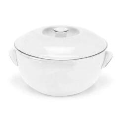 Royal Worcester Classic Platinum Round Covered Deep Dish 1.1 Ltr