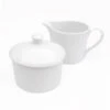 Royal Worcester Classic White Covered Sugar & Cream Jug Set