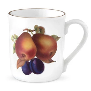 Royal Worcester Evesham Gold Mug Pear & Damson Set Of 4 1 Royal Worcester Evesham Gold Mug Pear & Damson Set Of 4