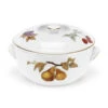 Royal Worcester Evesham Gold Round Covered Deep Dish