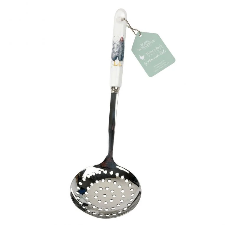 Royal Worcester Wrendale Designs Draining Spoon - Hen 1 Royal Worcester Wrendale Designs Draining Spoon - Hen