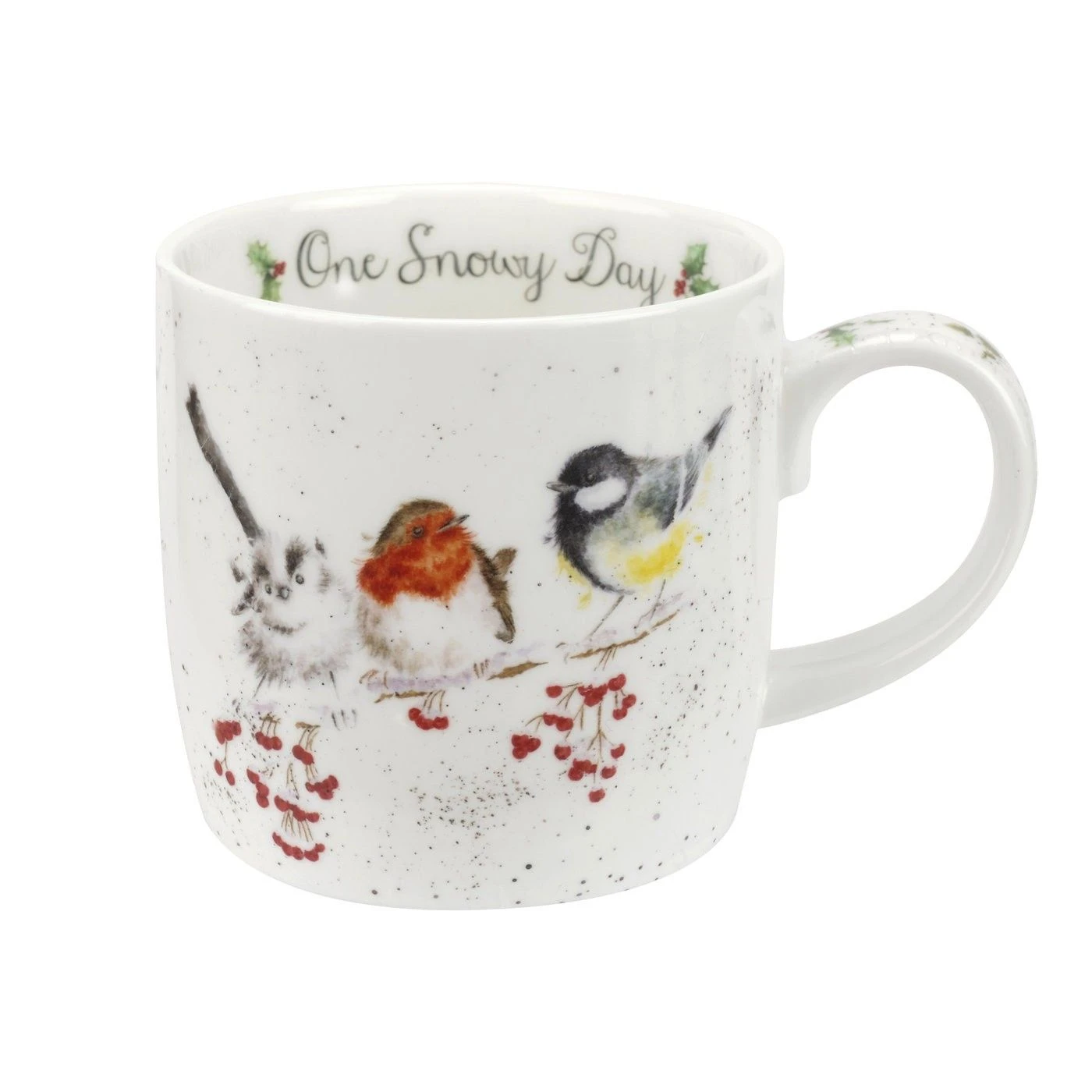 Royal Worcester Wrendale Designs One Snowy Day Mug 2 Royal Worcester Wrendale Designs One Snowy Day Mug - Image 2