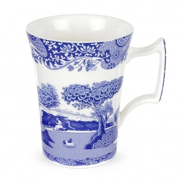 Spode Blue Italian Mug Cottage Shape 0.28L 1 Spode Blue Italian Mug Cottage Shape 0.28L