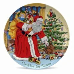 Spode Christmas Tree Cookies For Santa Plate