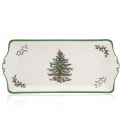 Spode Christmas Tree Sandwich Tray