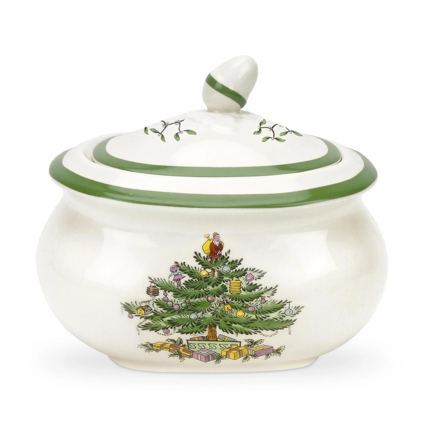 Spode Christmas Tree Sugar Box 0.45ltr 1 Spode Christmas Tree Sugar Box 0.45ltr