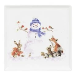 Royal Worcester Wrendale Designs Square Plate - Gathered Around -Kitchenware Discount Store wnqa4095 xg 1433c077 c8c5 4254 adfc 76cda58d7995