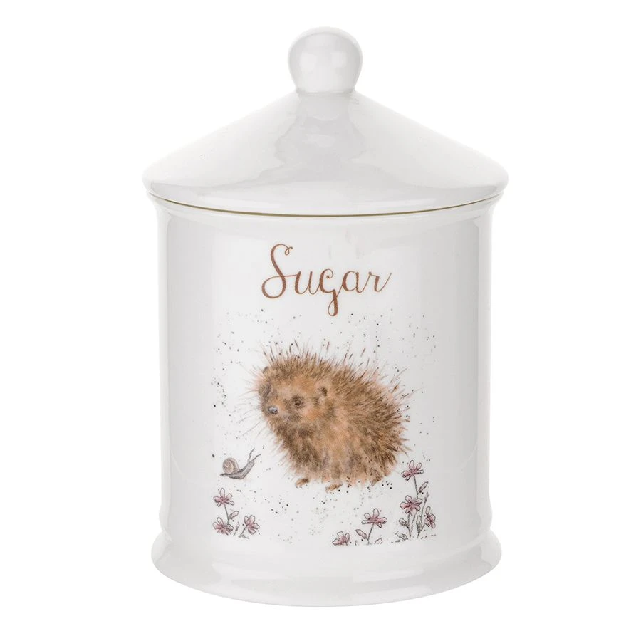 Royal Worcester Wrendale Designs Sugar Canister (Hedgehog) 2 Royal Worcester Wrendale Designs Sugar Canister (Hedgehog) - Image 2
