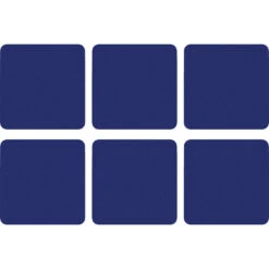 Pimpernel Harbour Blue Coasters Set Of 6