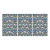 Pimpernel For Spode Morris & Co Strawberry Thief Blue Placemats, Set Of 6