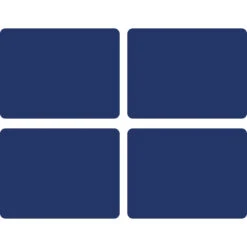 Pimpernel Harbour Blue Large Placemats Set Of 4